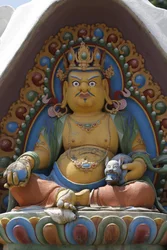 De tusen Buddhas tempel. Dashang Kagyu Ling församling. Gudom. Dzambala: rikedomens Buddha, La Boulaye, Frankrike