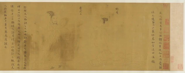 Tio figurer av män och kvinnor av rang, 1368-1644.