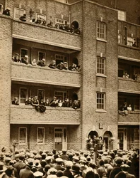 Hyresgäster hyr strejk, Peckham, sydöstra London, 1931, 1933.
