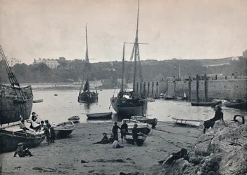 Tenby - I hamnen, 1895
