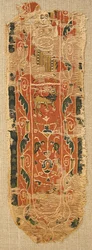 Textilfragment, bysantinskt, 800-900-tal.