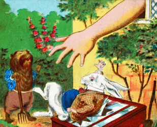 Det gör du inte, tänkte Alice, c1900.