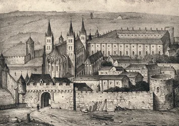 Abbey of St Germain-des-Prés på 1300-talet, 1915