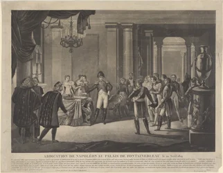 Abdikationen av Napoleon i Fontainebleau, 1814