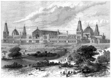 Alexandra Palace, Muswell Hill, London, 1875