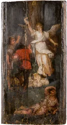 Ängeln som visar sig för herdarna, 1500-1600.