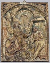 Bebådelsen, tyska, 1500-talet.