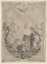 Bebådelsen, c. 1730.