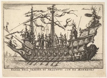 Argonauterna ledda av Minerva Reale dell army di Argonuti med da Minerves, från ser ..., 1664.