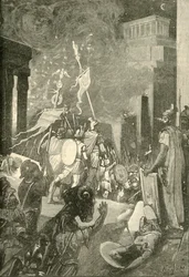 Attacken på citadellet i Carthage, 1890.