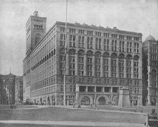The Auditorium, Chicago, Illinois, USA, c1900.