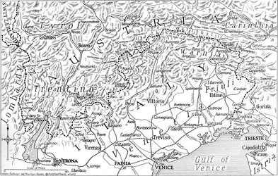 Italiens österrikiska gräns, 1915