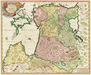 Östersjön Från: Nova Tabula, 1705