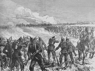 Slaget vid Langensalza, c1890