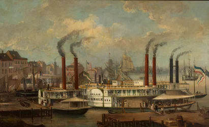 The Belle Creole i New Orleans, ca. 1845-1849.
