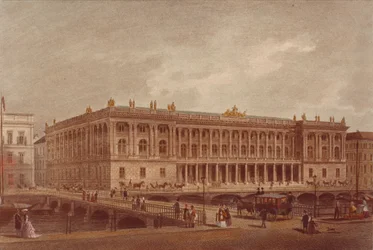 Berlinbörsen vid Burgstrasse, slutet av 1860-talet-början av 1870-talet