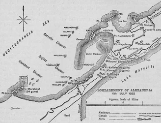 The Bombardment of Alexandria: Sketch Map, 1902