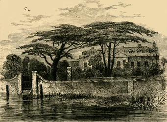 Botaniska trädgården, Chelsea, 1790, c1876.