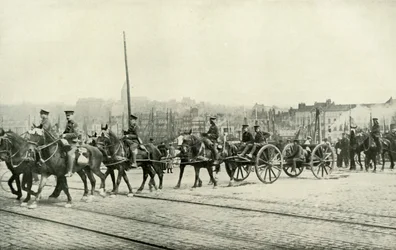 Den brittiska expeditionsstyrkan i Boulogne, 1919.