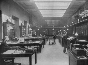 British Museum Print Room, c1901