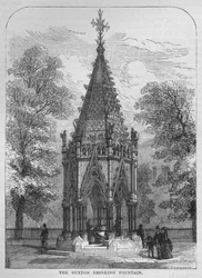 The Buxton Drinking Fountain, Westminster, London, c1870 1878