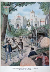 Den kanadensiska paviljongen vid världsutställningen 1900, Paris, 1900