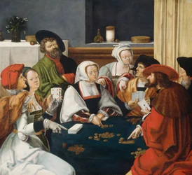 Kortspelarna, förmodligen ca. 15501599.