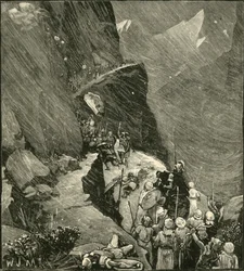 Karthagerna korsar Alperna, 1890.