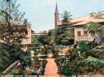 Katedralen, Zanzibar, Tanzania, Afrika, 1904
