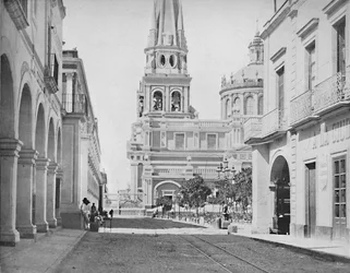 Katedralen i Guadalajara, Mexiko, c1897.