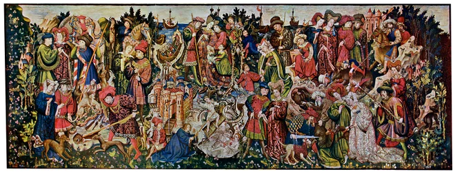 The Chatsworth Hunting Tapestries, första i serien, 1930