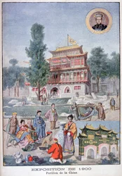 Den kinesiska paviljongen vid världsutställningen 1900, Paris, 1900