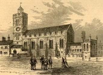 St. Michael Ad Bladums kyrka, 1585 e.Kr., 1897.