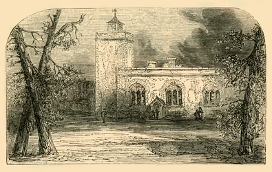Peterskyrkan på Tower Green, c1872.