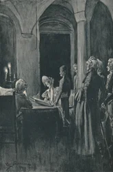 Napoleons och Josephines borgerliga äktenskap, 9 mars 1796, 1896.