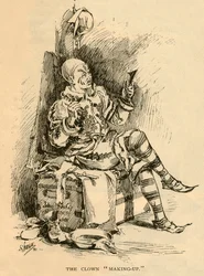 The Clown Make-Up, 1882.