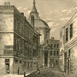 The College of Physicians, Warwick Lane, 1868, 1897.