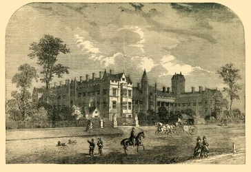 The Consumption Hospital, Brompton, c1876.