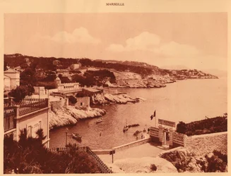 Corniche, Marseille, 1930.