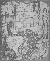 Den Cottoniana eller anglosaxiska kartan MS Tib. BV, c995, 1903