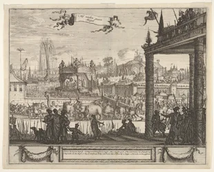 Stormogulens hov t Hof vanden grooten Mogol, 1600-talet.