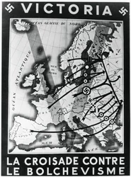 Korståget mot bolsjevismen, Vichy fransk propagandaaffisch, 1941