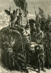 Korsfararna före Jerusalem, 1099, 1890.