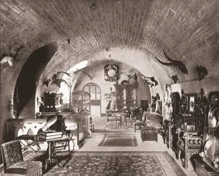 Krypten, Glamis Castle, Forfar, Skottland, 1894.