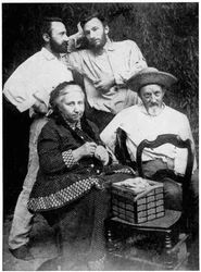 Familjen Curie, sent 1800-tal.