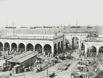 The Custom House, Veracruz, Mexiko, 1895.