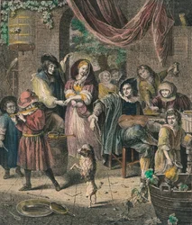 Den dansande hunden, 1800-talet.