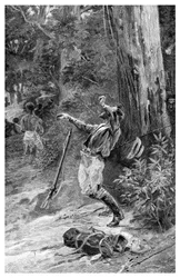 Kennedys död, Queensland, Australien, 1848, 1886