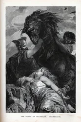 Brunhildes död, Brunehaut, 1882