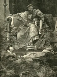 Sardanapalus död, 1890.